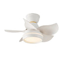 GobekUsa 22" Ceiling Fan with Light & Remote Control, Small Mini Kids Room Fan in Pink/White/Black/Yellow
