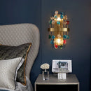 GobekUsa Colorful Crystal Chandelier LED Dining Room Lighting