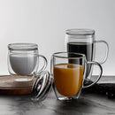 GobekUsa Double Wall Tumbler Set: Beer Whiskey Wine Glasses Tea Mug Coffee Cup with Lid