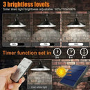 GobekUsa Double-head Solar Pendant Light with Remote Control for Indoor and Outdoor Decor
