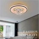 GobekUsa LED Ceiling Fan: Modern Scandinavian Invisible Design for Living Room, Bedroom & Restaurant