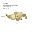 GobekUsa Large Metal Gold Wall Sconce Lamps LED Modern Luxury Home Decor Light