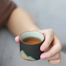GobekUsa Japanese Ceramic Tea Coffee Cup Porcelain Drinkware Mug - Single Pottery
