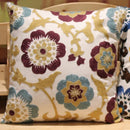 GobekUsa Ethnic Flower Elephant Pillowcase, Hand-Embroidered Boho Cushion Cover