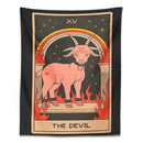 GobekUsa Devil Tarot Goat Wall Hanging Tapestry - Home Decor Hippie Dorm Room
