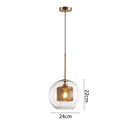 GobekUsa Glass Pendant Lights: Nordic Style Dining Kitchen Bedroom Lighting Fixtures