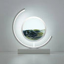 GobekUsa LED Hourglass Quicksand Desk Lamp, Unzip Decor, Night Light, Holiday Gift