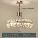 GobekUsa 2024 High-End Villa Crystal Chandelier with Hollow Design for Luxurious Living Rooms