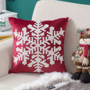 GobekUsa Embroidered Christmas Pillow Cover Set
