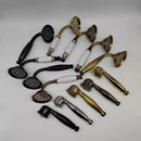 GobekUsa Antique Gold Handheld Shower Head with Holder and Plumbing Hose
