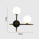 GobekUsa LED Glass Ball Wall Lamp Modern Living Bedroom Lighting Fixture