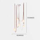 GobekUsa Glass Ball Pendant Light: Modern loft lighting for living room, dining room, stairwell.