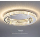 GobekUsa Crystal LED Ceiling Chandelier – Modern Home Décor Lighting for Living Room, Bedroom