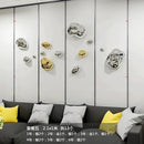 GobekUsa 3D Gold Stone Wall Hanging Ornaments for Stylish Room Decor
