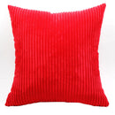 GobekUsa Corduroy Pillow Cover: Striped Cushion for Sofa Bed - Nordic Home Decor