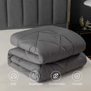GobekUsa Cozy Quilt Set: Soft & Breathable Queen/King Size Comforter with Duvet & Pillowcase