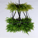 GobekUsa LED Hanging Plants Chandelier for Living Room - Eye Protection Green Light