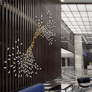GobekUsa Ginkgo Leaves Wall Hanging Ornaments | Living Room Background Decor