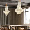 GobekUsa Gold/Chrome K9 Crystal Chandelier for Elegant Home Décor
