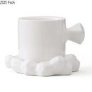 GobekUsa Diamond Porcelain Coffee Mug Set