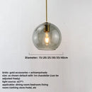 Smoky Gray Glass Globe Pendant Light With Iron Finish