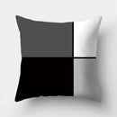 GobekUsa Geometric Stripes Pillowcase 45x45cm Polyester Cushion Cover for Living Room