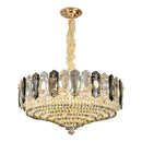 GobekUsa Crystal Light Chandelier: Modern Elegance for Living Room, Bedroom, Dining Room