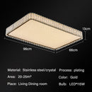 GobekUsa Crystal LED Ceiling Lights for Modern Home Decor Lighting
