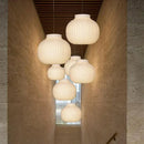 GobekUsa Japanese Nordic Design LED Silk Pendant Lights for Living Room and Restaurant