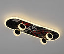 GobekUsa Cartoon Skateboard Ceiling Light for Children's Room
