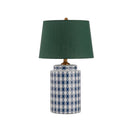 GobekUsa Blue/Orange Ceramic Table Lamp LED E27 Modern Minimalist Desk Light