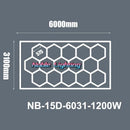 GobekUsa Hexagon LED Ceiling Light: High-Performance, Best-Selling, Honeycomb Design