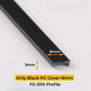 GobekUsa LED Strip Channel Diffuser for Flexible Replaceable LED Aluminum Profile Light Cover