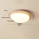 GobekUsa LED Ceiling Lights Modern Nordic White Stone Plafond Lamp