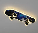 GobekUsa Cartoon Skateboard Ceiling Light for Children's Room