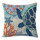 GobekUsa Coastal Cushion Cover - Sea Theme Decorative Sofa Pillowcase
