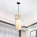 GobekUsa Bamboo Wooden Pendant Lamp E27 - Small Bar Pendant Lights