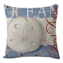 GobekUsa Coastal Cushion Cover - Sea Theme Decorative Sofa Pillowcase