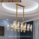 GobekUsa Glass LED Ceiling Chandelier for Living Room Bedroom Restaurant Hotel Kitchen Luxe Lighting