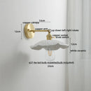 GobekUsa Ceramic Copper LED Wall Light with Pull Chain Switch for Modern Nordic Home Decor