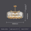 GobekUsa Glass Restaurant Chandelier: Modern Luxury Led Lighting Fixture for Living Room Home Decor