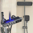 GobekUsa Digital Display Brass Thermostatic Shower Faucet Set for Bathroom