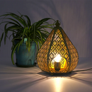 GobekUsa Gourd Candle Holder: European Retro Light Luxury Table Decor Ornament