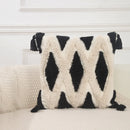 GobekUsa Geometric Chenille Embroidered Pillow Covers Boho Moroccan Style Decor
