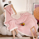 GobekUsa Lamb Wool Multi-Purpose Blanket: Soft & Warm Sofa Cover, Office Quilt