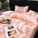 GobekUsa Ice Rayon Duvet Cover and Pillowcase Set: Smooth Comfort in Single & Double Sizes