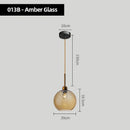 GobekUsa Glass Chandelier Pendant Lights for Bedside, Kitchen, Restaurant, Bar, Home Lighting