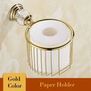 GobekUsa Crystal Bathroom Towel Rack: European Style Hardware Bath Organizer