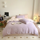GobekUsa Cotton Queen Bedding Set: Duvet Cover, Sheets, Quilt Cover, Pillow Covers -Soft & Comfortable