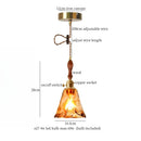 GobekUsa Green Wave Glass Pendant Lamp: Modern Minimalism for Living Room, Bedroom, Cafe